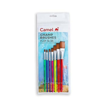 Camlin Champ Flast Brush Set Pack of 7