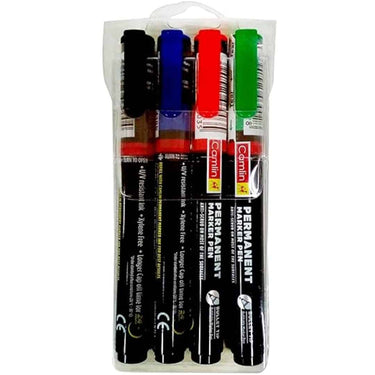 Camlin Kokuyo Marker Pen Permanent 4 Numbers Pack