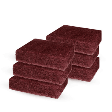 Cello Heavy Duty Kleeno Scrub Pad Pack of 6 (Brown)