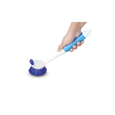 Cello Kleeno Dual Action Sink and Dish Brush (Blue and White) (pack of 2)