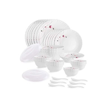 Cello Opalware Dazzle Series Lush Fiesta Dinner Set