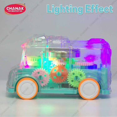 Chanak Transparent Gear Bus for Kids