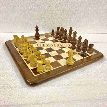 Chessncrafts 16 inch Collectible Wooden Chess Board Game Set