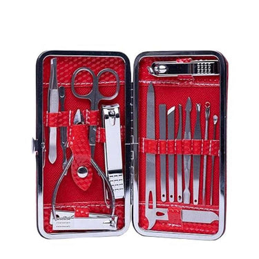 ClubBeauty 16 IN 1 Stainless Steel Manicure Kit Nail Cutter For Men Women