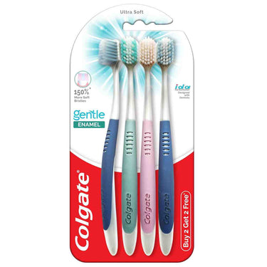 Colgate Gentle Enamel Toothbrush Pack of 4