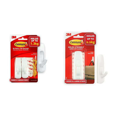 Command Plastic Medium Utility Wall Hooks