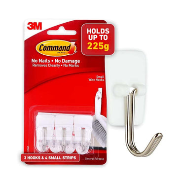 Command Small Wire Wall Hooks (3 Hooks)