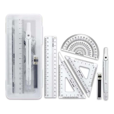 Concept Kart Metal Compass Set 6 Pcs Set Geometry Box