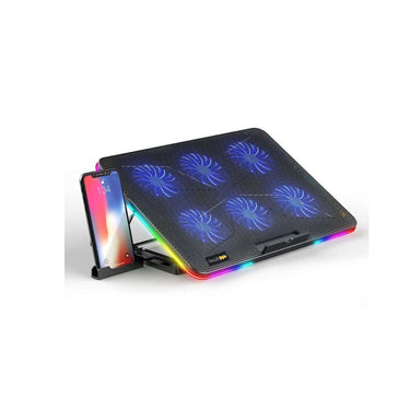 Cosmic Byte Hydroid RGB Cooling Pad with 6 Fans