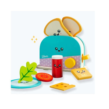 Cots and Cuddles Wooden Baby Food Toaster and Sandwich (Set 11)