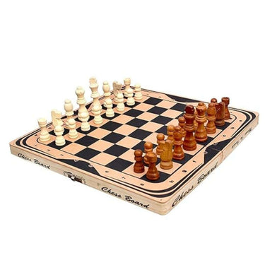 DAYSTAR Wooden Folding Chess Set Handmade Game Board (12 inch)