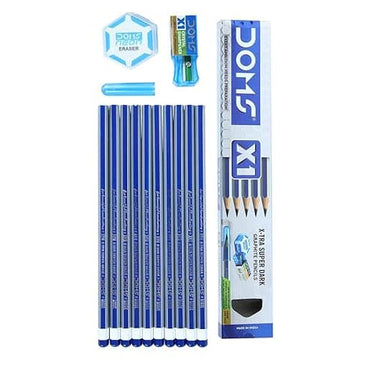 DOMS X1 Xtra Super Dark Pencils Box (Pack of 3)