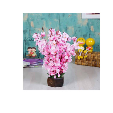 Dekorly Faux Mini Flowers Indoor Plastic Flowers Pink