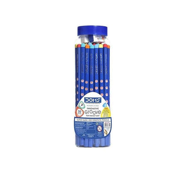 Doms Groove Super Dark HB/2 Graphite Pencils Jar Pack of 30