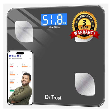 Dr Trust (USA) Rechargeable Bluetooth Digital Weighing Scale