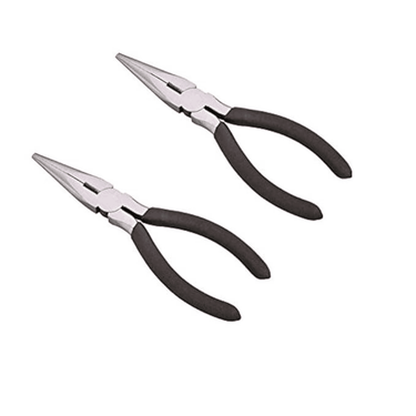 Edward Tools Long Nose Pliers with Side Cutter (Pack of 2)