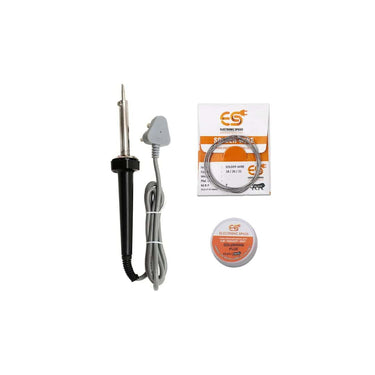 Electronic Spices Mini Starter  iron Kit 3in1 Soldering kit (60watt iron  Solder wire Solder paste)