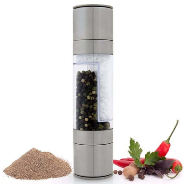 Evona Pepper Grinder 2 in 1 Stainless Steel Glass Body