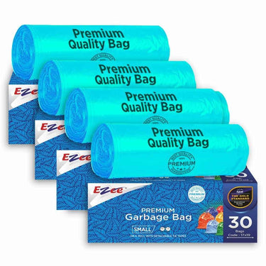 Ezee Blue Garbage Bags Small 17 x 19 Inch 120 Pcs ( Pack of 3)