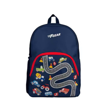 F Gear Fastcar NBlu Wheelers 12L school bags