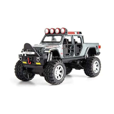 FEXXA 1:32 Scale Exclusive Alloy Metal Pull Back Gray jeep