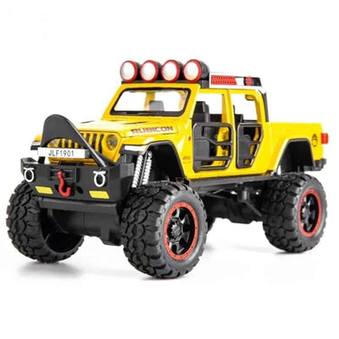 FEXXA 1:32 Scale Exclusive Alloy Metal Pull Back Yellow jeep