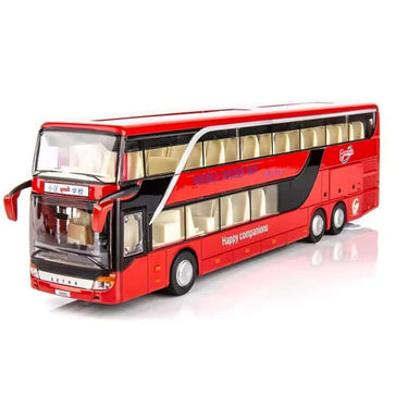 FEXXA Exclusive Alloy Metal Pull Back Bus Red