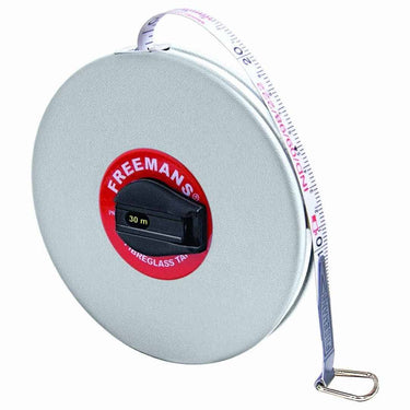 FREEMANS Leatherette Fibreglass Measuring Tape 30m