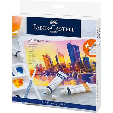 Faber Castell 169624 Creative Studio Watercolours  Pack of 24 (24 x 9 ml)