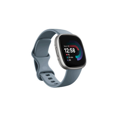 Fitbit Versa 4(Waterfall Blue / Platinum Aluminum)