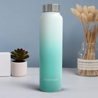 Frenchware Green Water Bottle 1 Litre Stainless Steel