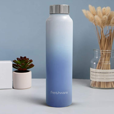 Frenchware Ocean Blue Water Bottle 1 Litre Stainless Steel