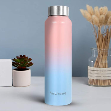 Frenchware Sky Blush Water Bottle 1 Litre Stainless Steel