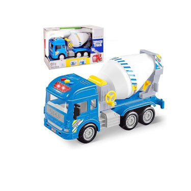 FunBlast Construction Truck Toy Pull Back Vehicles Cement Mixer Truck