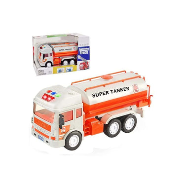 FunBlast Super Tanker Truck Toys for Kids Pull Back Vehicles Toy Truck