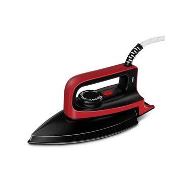 GM Alpha 1000 Watt Dry Iron for wrinkle non stick coating (Red)