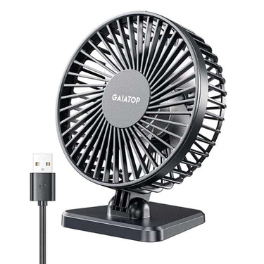 Gaiatop Small Desk USB Fan (Transparent)