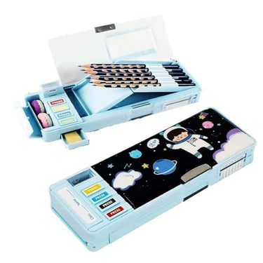 Galaxy Hi Tech Space Compass Box Multifunctional Pencil Box for Kids