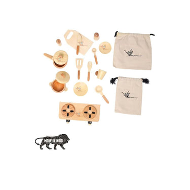 Gift Equals Love Wooden Kitchen Set  (Premium)