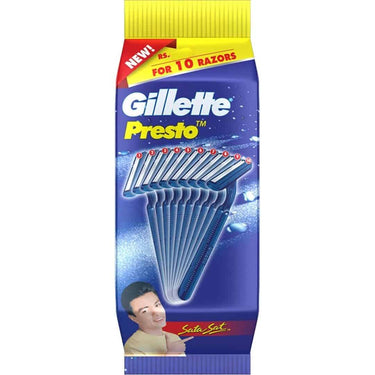 Gillette Men Presto Disposable 10 Nos Pack