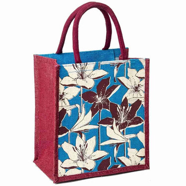 H nd B Jute bag for women lunch bag