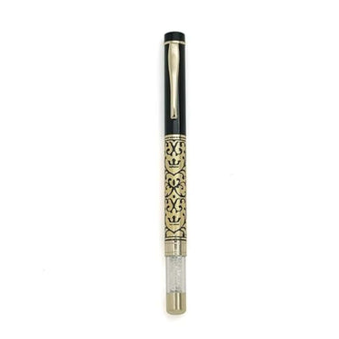 HAYMAN 24 Ct Gold Plated Crystal Designer Roller Ball Pen with Box