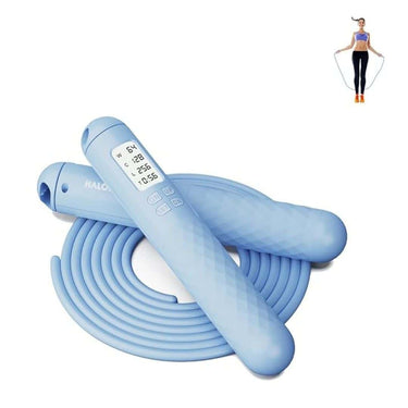 Halohop Skipping Rope With Calorie Counter Adjustable Skipping Rope (Blue)