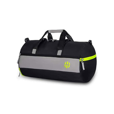 Harissons Trinity 28L Water Resistant Sports Duffel Gym Bag (Black Green)