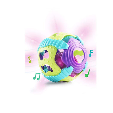 Intellibaby Premium Musical Sensory Grasping Rattle Ball