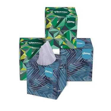 Kleenex 2 ply Facial Tissue Cube Box