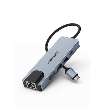 Lemorele USB C Hub 5 in1 with Ethernet