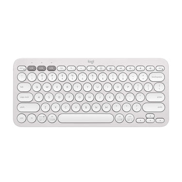 Logitech Pebble Keys 2 K380s  (Tonal White)