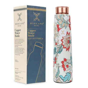 MERCAPE  ENAMELLED 11 Pure Copper Water Bottle