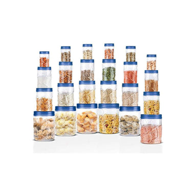 MILTON Vitro Plastic Pet Storage Jar and Container Set of 24